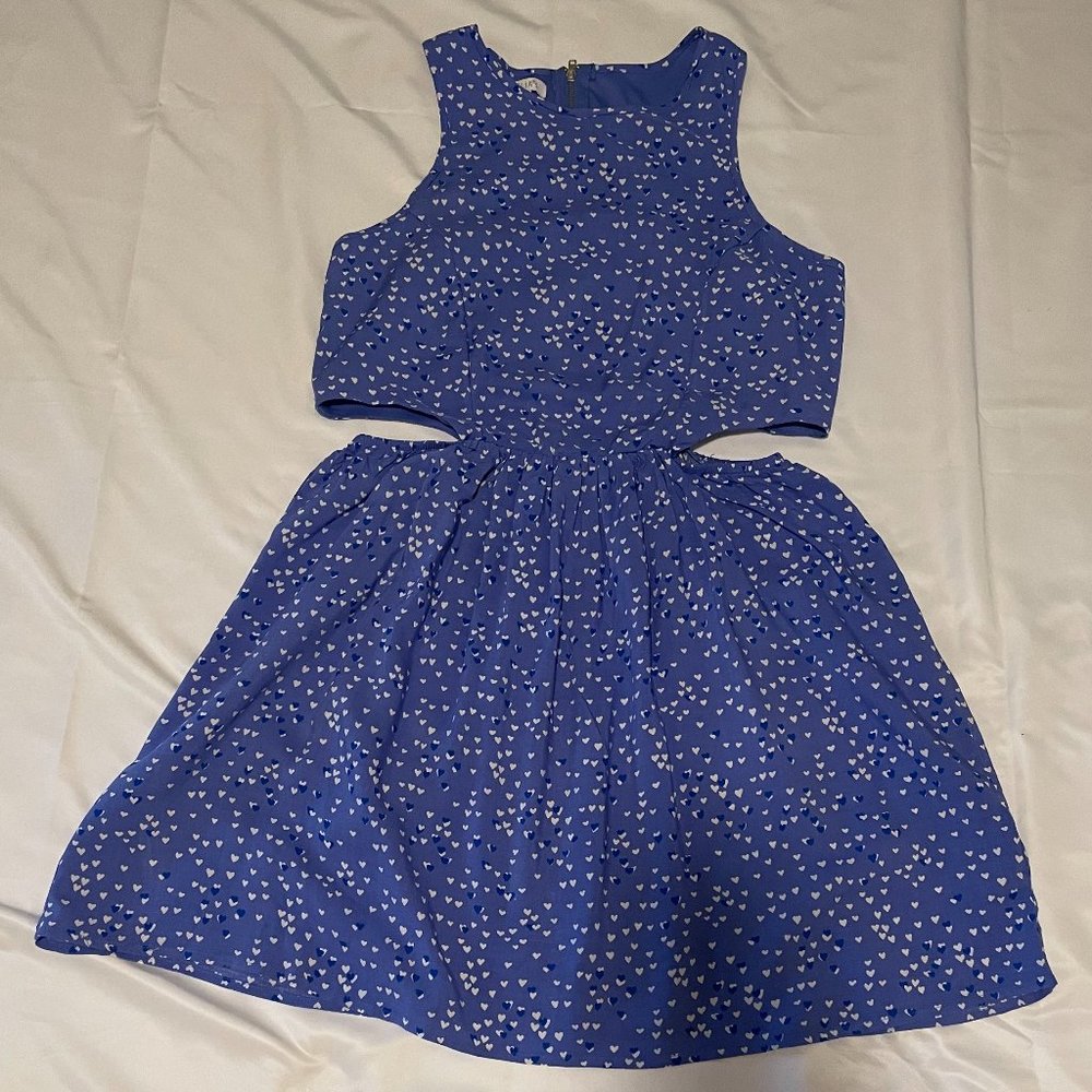 Blue Asymmetrical Dress